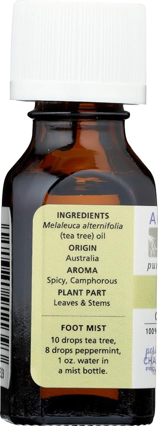 Aura Cacia Essential Oil Cleansing Tea Tree 0.50 Ounce