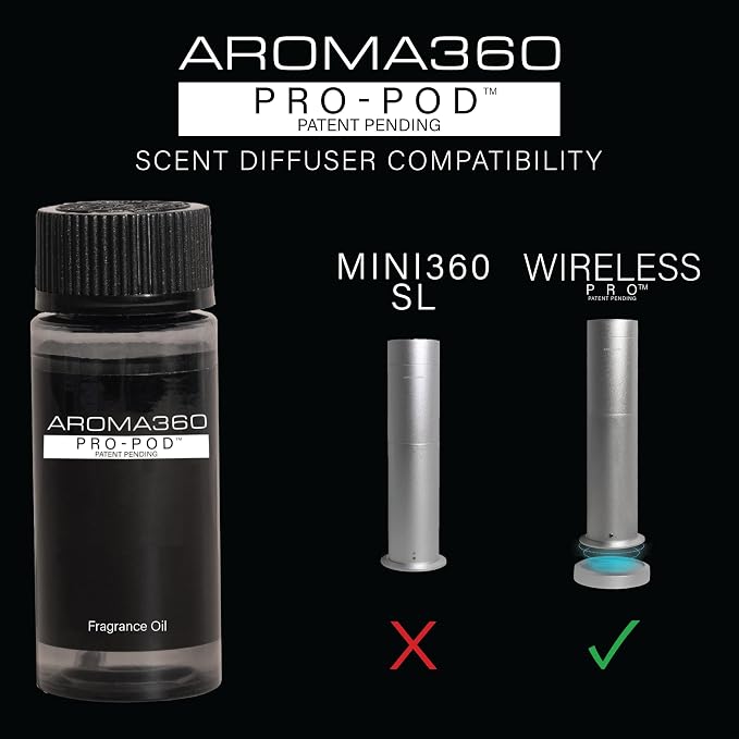 Aroma360 - Across The Universe Pro Pod Fragrance Oil Blend | Hotel Inspired Luxury Essential Oil Diffuser | Aromatherapy Scent Diffuser Oil | Eucalyptus, Citrus and Soft Florals 1.7 fl oz, 50 mL