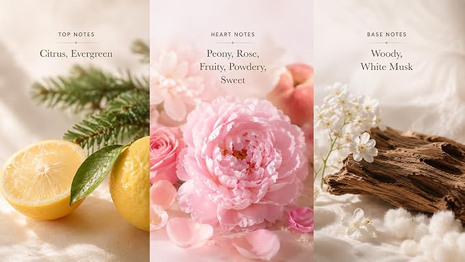 5.7 fl oz Pink Peony Reed Diffuser Set, Glass Bottle with Preserved Flowers, Natural Decoration for Bedroom,170ml, Friendship Gifts for Best Friends, Back to School Gift, Gift for Mom
