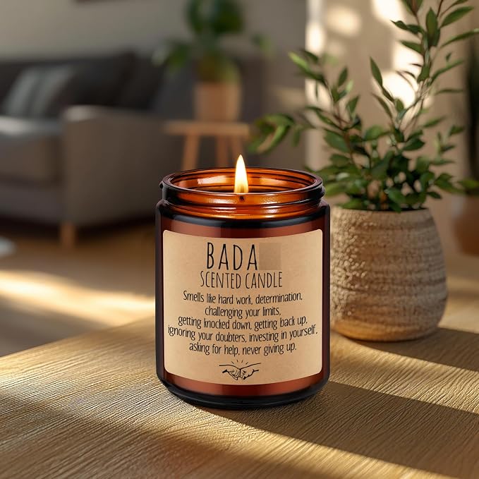 LEADO Scented Candle, Congratulations Gifts, Inspirational Candles for Women, Men, Friend - New Job, Promotion, Sobriety Gifts - Funny Graduation, Proud of You, Sober, You Did It, Motivational Ideas
