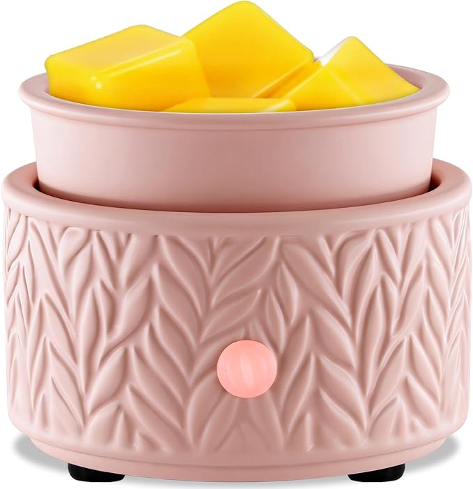EQUSUPRO Wax Melt Warmer for Scented Wax Melts- Electric 4 in-1 Ceramic Candle Wax Warmer Burner Fragrance Wax Melter for Home Office Bedroom Living Room Decor & Gifts for Women