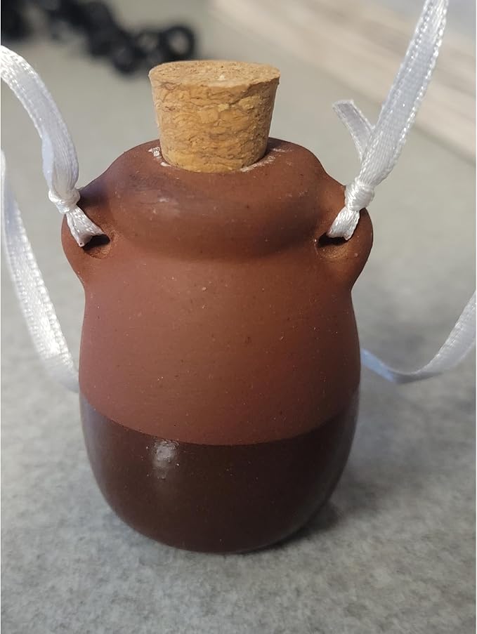 Hosley Terracotta Diffuser Pot Set – 4 Pack, Brown, Bathroom Decor for Essential Oils, Aromatherapy, Spa, Meditation, Office, Wedding Gifts