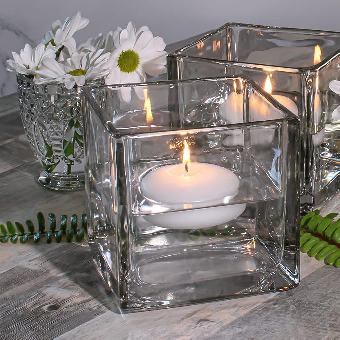 Richland® 3" Floating Candles White Unscented Set of 12