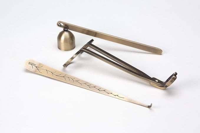 WICKMAN Wick Trimmer, Wick Dipper and Candle Snuffer Set