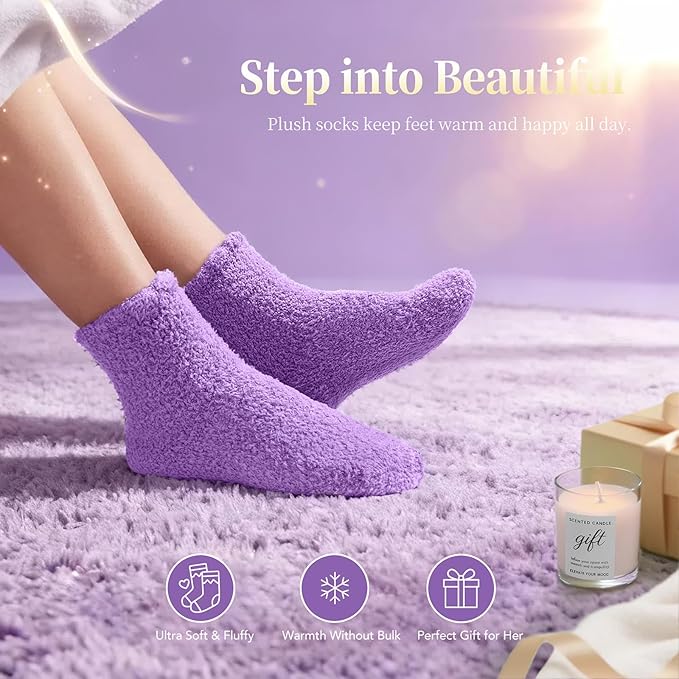 Birthday Gift for Women - Luxury Spa Self Care Kit for Her - Perfect Birthday Gifts for Wife Mom Girlfriend Sister - Relaxing Spa Experience with Blanket Candle Bath Bomb Tumbler - Purple Gift Box