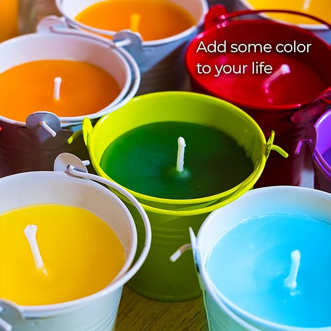 Purple Candle Dye 2oz for Soy Candle Making – Highly Concentrated Candle Wax Dyes – Candle Shop Premium Color Dye Chips for Soy Wax, Beeswax, Paraffin