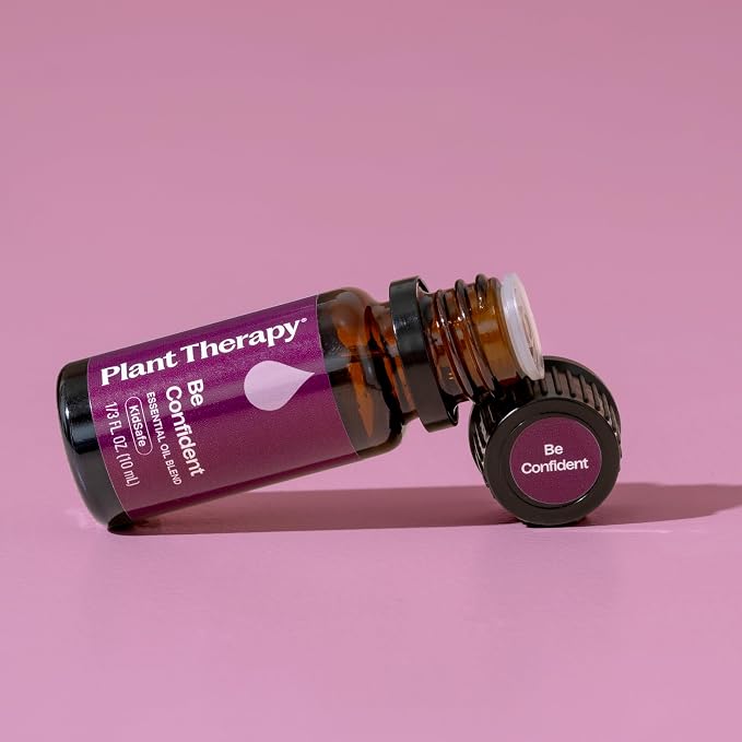 Plant Therapy Be Confident Essential Oil Blend 10 mL (1/3 oz) 100% Pure Essential Oils, Undiluted, Great for Diffusing or DIYs, Boost Confidence