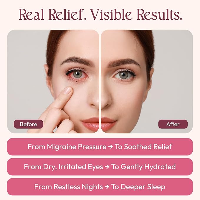 Steam Eye Mask for Fathers Day, 20 Packs Rose & Jasmine Self Heating Warm Compress for Dry Eyes, Puffy Eyes & Dark Circles, Disposable Heated Eye Mask, Travel Essentials & Relaxation Gifts for Men