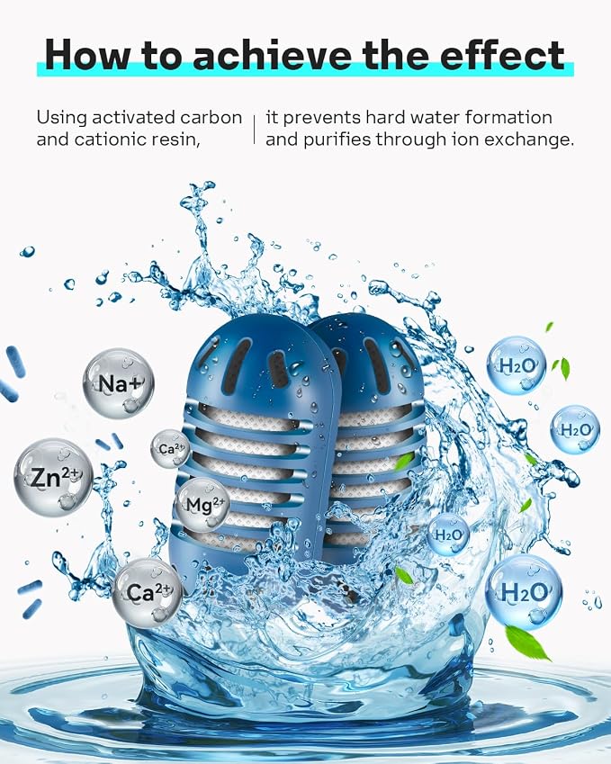 Leemone Demineralization Cartridge Compatible with HoMedics Ultrasonic Humidifiers, 20 Pack Humidifier Filter Replacements, Purifies Water, Filters Mineral Deposits