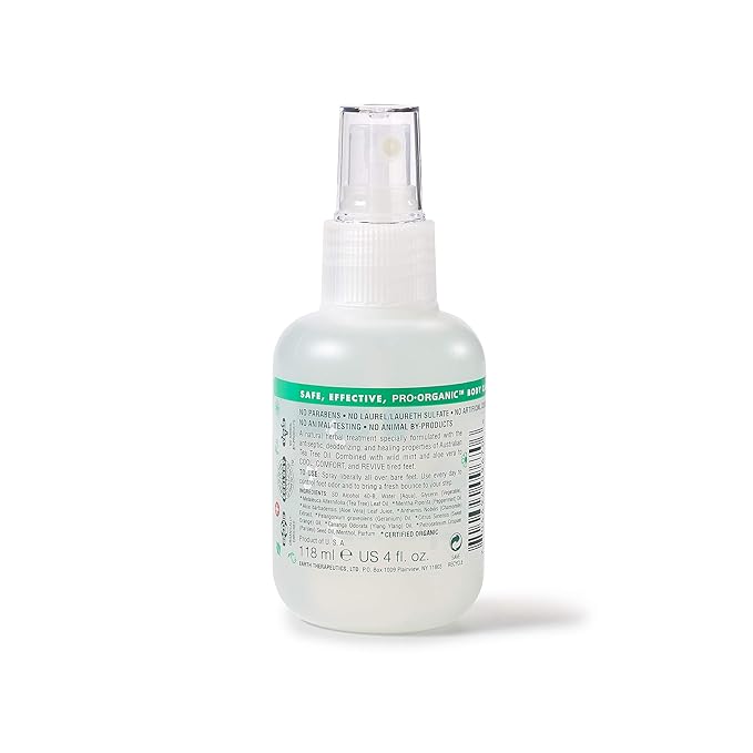 Earth Therapeutics Tea Tree Oil Foot Spray, 4 Ounce