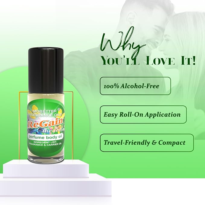 MOBETTER FRAGRANCE OILS ReGain The Feeling 1 Oz Perfume Fragrance Body Oil for Unisex