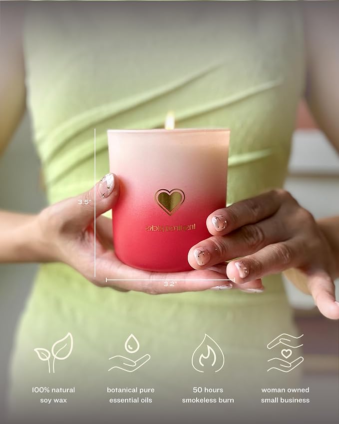 Pet Odor Candle | Grapefruit & Musk w/Gold Moon & Stars Symbol | Pleasant Yellow Candle for Pet Odor Eliminator, Soy Non Toxic Spring Scents and Mom Gifts
