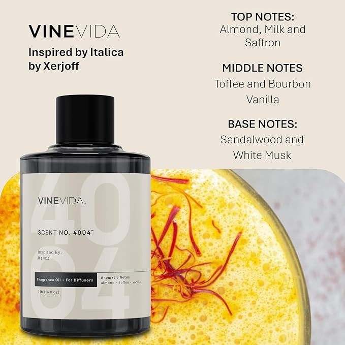 VINEVIDA [16 Oz] Inspired by: Italica; Diffuser Oil Refill | Premium Scent Diffuser Oil for Home | Non-Toxic Fragrance