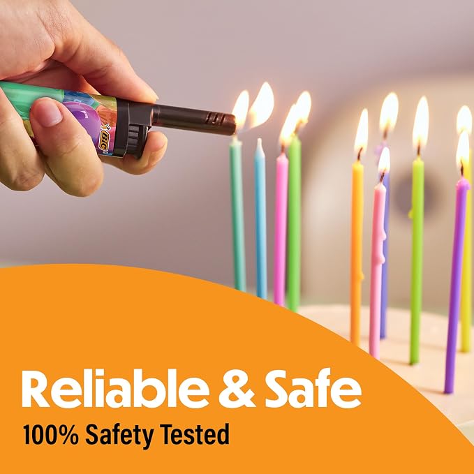 BIC EZ Reach Candle Lighter, The Ultimate Lighter with Extended Wand for Grills and Firepits