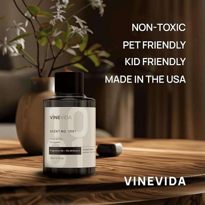 VINEVIDA [128 Oz] Inspired by: Yuzu; Diffuser Oil Refill | Premium Scent Diffuser Oil for Home | Non-Toxic Fragrance