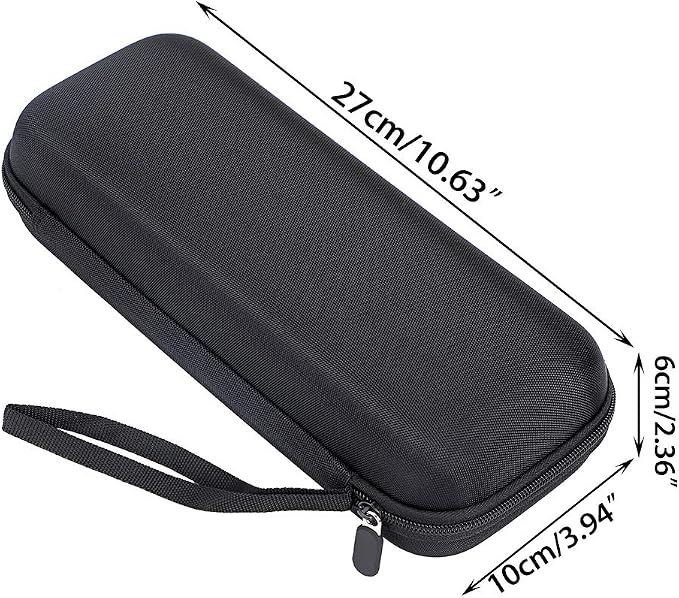 Hipiwe EVA Essential Oils Carrying Case Organizer for 20 Bottles 5ml 10ml Standard and Rollers Bottles Portable Hard Shell Essential Oils Travel Bag Holder for Essential Oils Bottle Storage (Black)