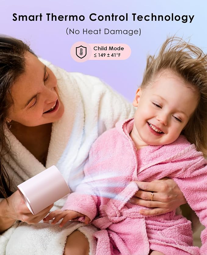 OSOU Hair Dryer with Diffuser for Curly Hair, Negative Ionic Hairdryer, High-Speed Blow Dryer with 110, 000 RPM Brushless Motor, Fast Drying Lightweight Travel Hairdryer, Low Noise Quiet Hair Dryers