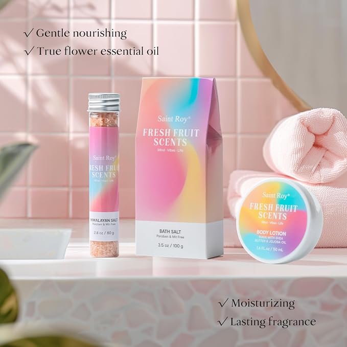 Mothers Day Spa kit Gift for Her, Christmas Gifts for Women - Unique Gift Set for Teen Girls Tote Bag for Women, 13pcs Fresh Gift Baskets for Girls, Birthday Gifts for Daughter, Girlfriend, spa kit