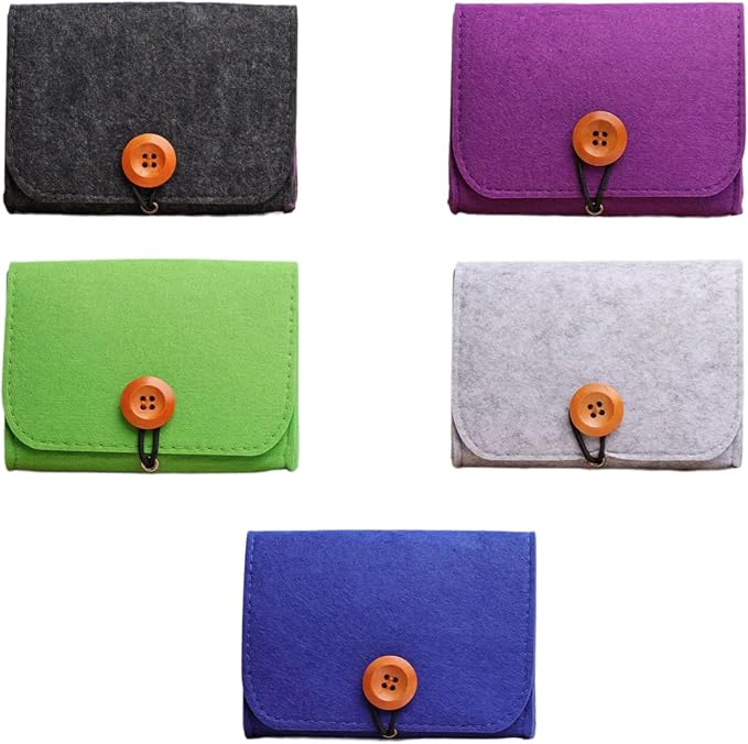 Storage Bag, Portable Storage Bag Felt Case for Essential Oil Bottles Travel Roller Bottle Storage Organizer