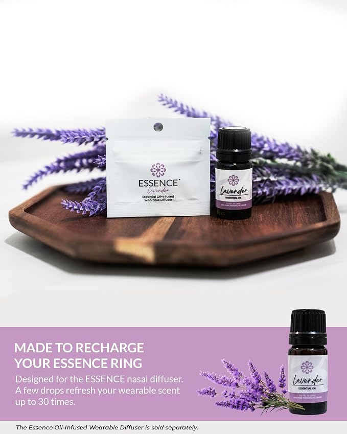 Essence Lavender Essential Oil, 5 ml | Aromatherapy Oil for Diffusers & Personal Use | Natural Fragrance for Relaxation, Clarity & Wellness | Made in USA | Floral Scent