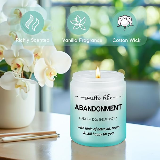 GSPY Scented Candles - Friends Moving Away, Coworker Leaving Ideas, Funny Retirement Gifts for Women, Men - Goodbye, Going Away, Farewell Gifts for Coworkers, Boss, Work Bestie, Woman, Best Friend