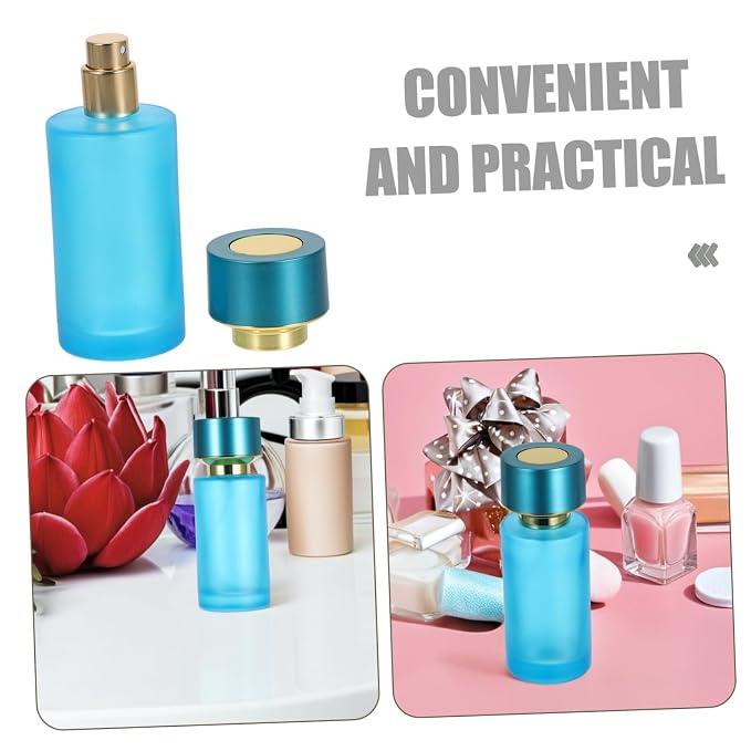 Perfume Refill Bottle Refillable Glass Spray Nozzle Portable Travel Container for Fragrance Easy to Use Scent Dispenser and Stylish for Daily Use