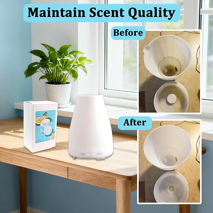 Humidifier Cleaner Tablets – Effortless Descaling Tablets for Humidifiers & Diffusers, Remove Hard Water Stains & Essential Oil Residue, Prevent Buildup for Extended Device Life(40-Pack)