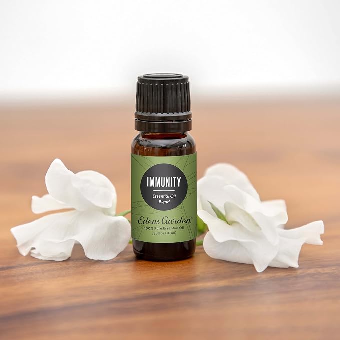 Edens Garden Immunity Essential Oil Blend- 100% Pure Premium Grade, Undiluted, Natural, Therapeutic, Aromatherapy, The Best for Diffusing, Skin, Laundry, Humidifiers 10 ml (.33 fl oz)