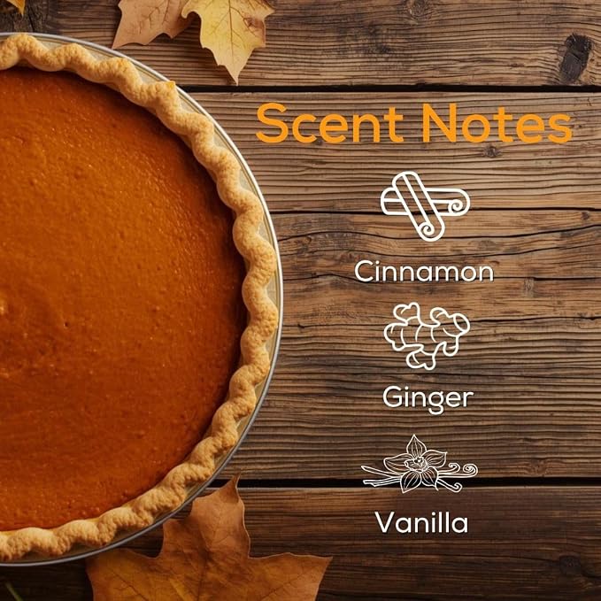 Scent Fill Pumpkin Pie Plug in Air Freshener, Scented Oil Refills, 2 Refills + Diffuser