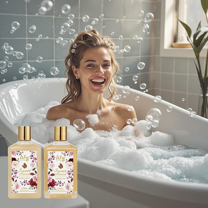 17Pcs Spa Bath Gifts Set Kit, Moisturizing Spa Gift Baskets for Women & Mom