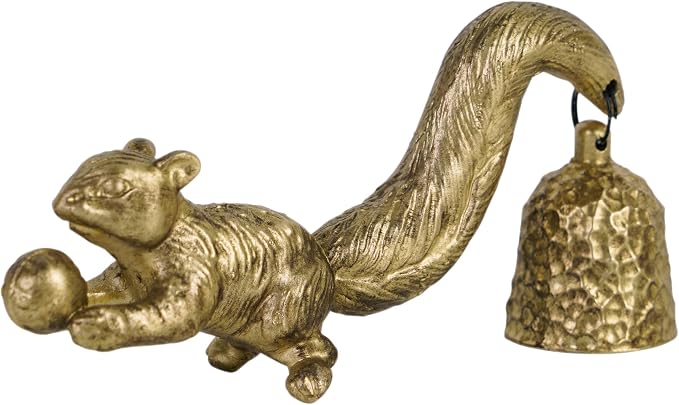 NIKKY HOME Candle Snuffer, Vintage Candle Extinguisher with Squirrel Decorative Metal Candle Snuffers with Long Handle Candles Accessory Candles Accessories Gift