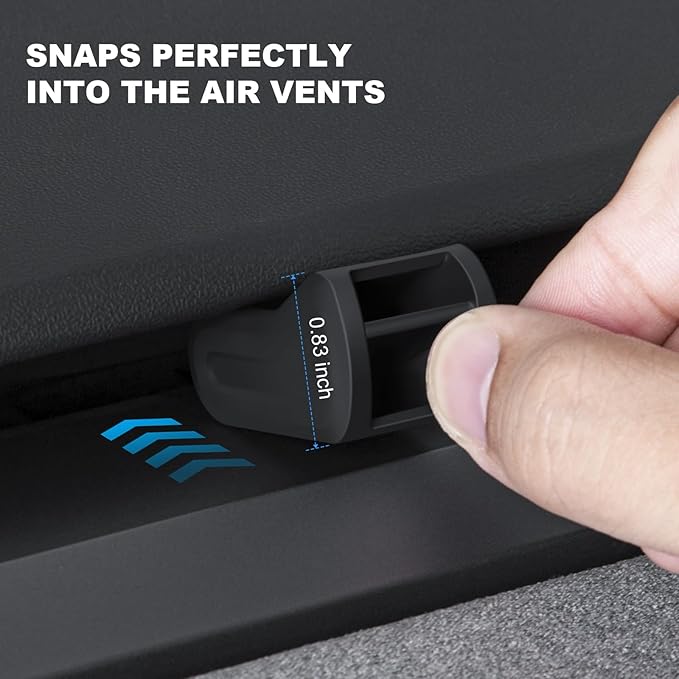 2Pcs Air Freshener Adapter Designed for 2017-2023 Tesla Model 3 and 2020-2025 Model Y Air Vent (Air Freshener not Included)