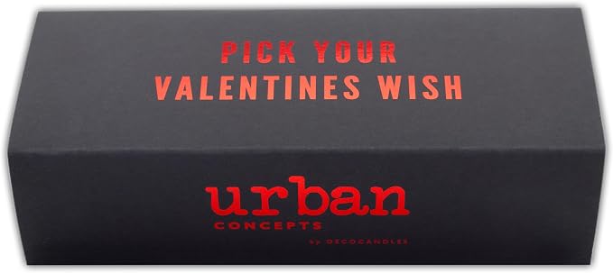 Happy Valentines Day Candle Gift Set - Spices & Evergreen, Tobacco Vanilla, Peach Mango - Gifts, I Love You Gifts, Sexy Romantic Scented Candles (2.7 Oz. 3 PCS)