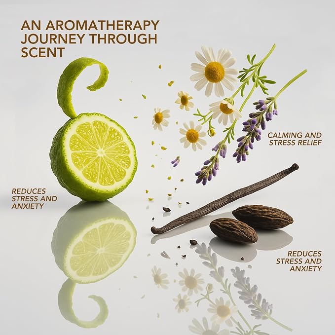 Tranquility – Soothing Chamomile & Calming Lavender Essential Oils – Pure Beeswax Candle for a Restful, Peaceful Night – Non-Toxic Aromatherapy Candle – Newly Reformulated