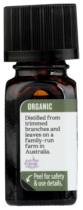 Aura Cacia Organic Tea Tree Essential Oil 0.25 fl. oz.