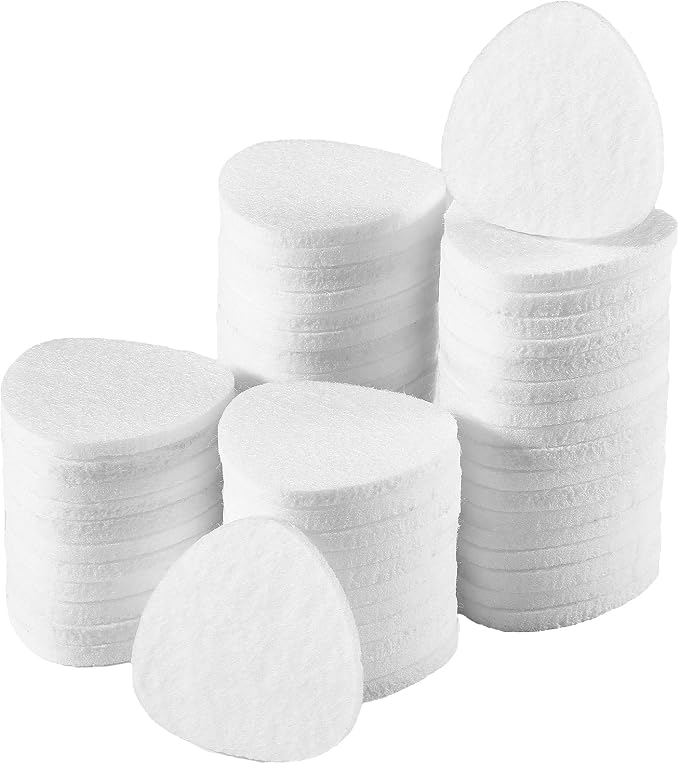 Maitys 50 Pieces Humidifier Essential Oil Pads Air Purifier Replacement Refill Pads for Aromatherapy Essential Oil Diffuser Compatible with Humidifier, Air Purifier, Microfiber Pad