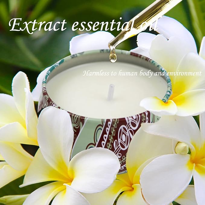 Candles Gifts for Women, 2 Pack 2.5 oz Fresh Gardenia and Jasmine Scented Candles Set for Relaxing Aromatherapy, Up to 24 Hours Burning Time, Natural Soy Candles Gifts for Christmas