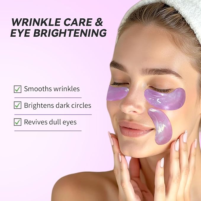 Maskiss Retinol Under Eye Patches (24 Pairs), Purple Eye Masks for Dark Circles, Puffy Eyes & Wrinkles, Firming Collagen Eye Patches, Vegan Cruelty-Free Skincare Gifts for Women
