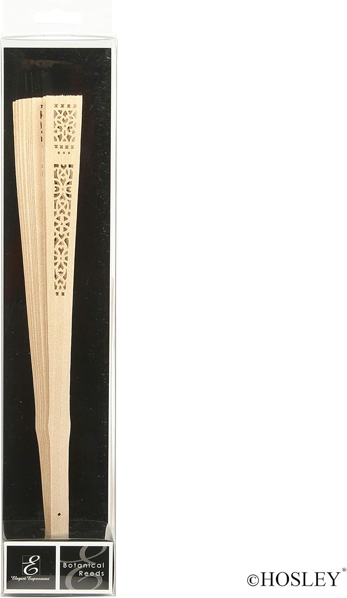 Hosley 14 Pcs Reed Diffuser Sticks 12.5 Inch Natural Rattan Replacement Reeds, Farmhouse Aroma Diffuser Sticks for Fragrance Oil, Home Décor & Aromatherapy