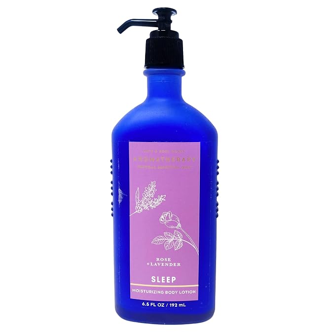 Bath & Body Works Aromatherapy Sleep ROSE LAVENDER 2-Pack Moisturizing Body Lotion - Full Size