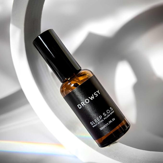 DROWSY SOS Sleep Pillow Spray - Instantly Elevate Your Sleep Experience, Long Lasting & Effective Formula, 6 Month Supply - Natural Vegan Ingredients, 50ml / 1.7 Fl. Oz