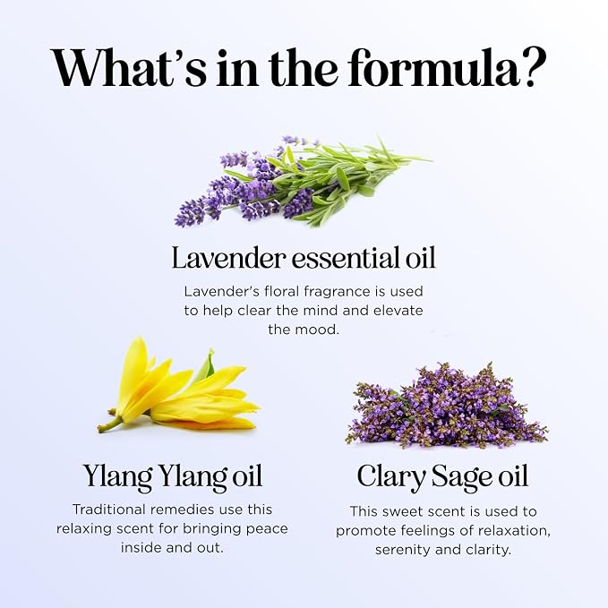 Sleep Essential Oil Blend for Diffuser - Dream Essential Oils for Diffusers Aromatherapy and Relaxation with Clary Sage Ylang-Ylang Roman Chamomile and Lavender for Sleep Time Support (4 Fl Oz)