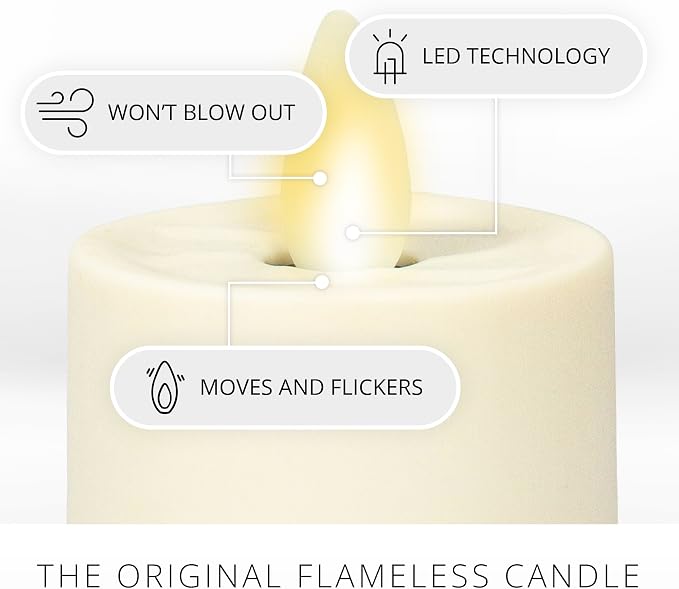 Luminara Flameless Candle Nightlight w/Dusk to Dawn Light Dark Auto Sensor, Loden Green Wall Plug Indoor Night LED Light w/Real-Flame Effect Technology, Bathroom Bedroom Hallway, No Remote Needed