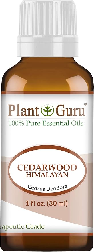 Cedarwood (Himalayan) Essential Oil 1 oz / 30 ml 100% Pure Undiluted Therapeutic Grade for Skin, Body and Hair Growth. Great for Aromatherapy Diffuser and DIY Soap Making