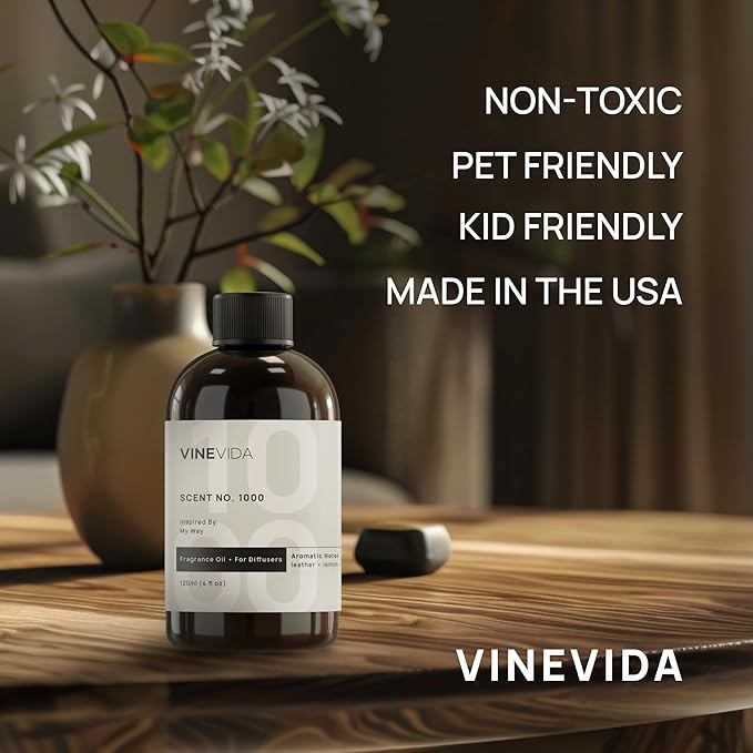 VINEVIDA [32 Fl Oz] Fresh Linen Diffuser Oil - Hotel Fragrance, Cold Air Diffuser - Hotel Oil Scents - Home Scent