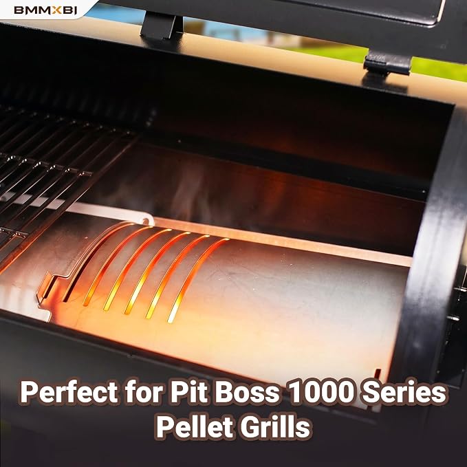 Flame Broiler Kit for Pit Boss 1000 Series Pellet Grills, Flame Broiler Slide Cover Bottom Kit for Pit Boss Austin XL PB1000XL, Rancher XL PB1000R10, Traditions PB1000T1, PB1000T2