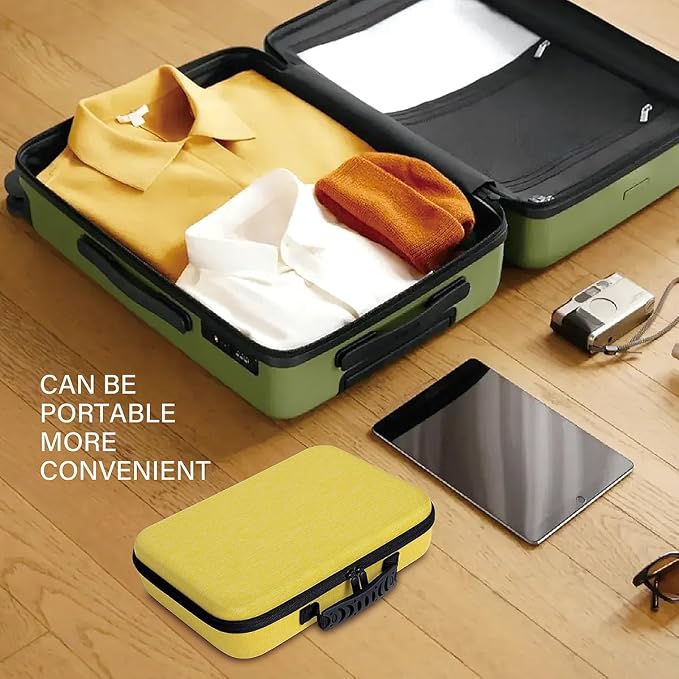Essential Oils Carrying Case Holds 60 Bottles with Detachable Pad,Yellow