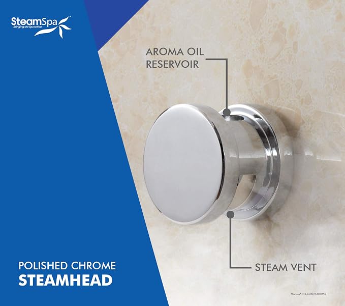 4.5kW Steam Sauna Generator Premium Bundle 240V Steam Generator with Touch Pad Control, Steamheads, Pressure Relief Valve, Built-in Auto Drain and Plumber Quick Install Kit PRT450CH-A