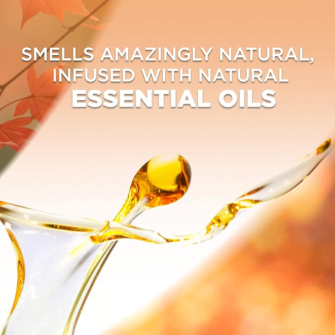 Air Wick Plug in Scented Oil Refill, 5ct, Bonfire and Crisp Fall Air, Essential Oils, Air Freshener Fall Scent, Fall Décor (Pack of 2)