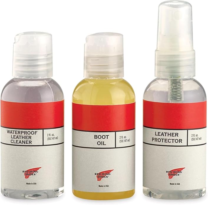 Red Wing Shoes Mini Care Kit #3 for Oiled Waterproof Full Grain or Nubuck Leathers